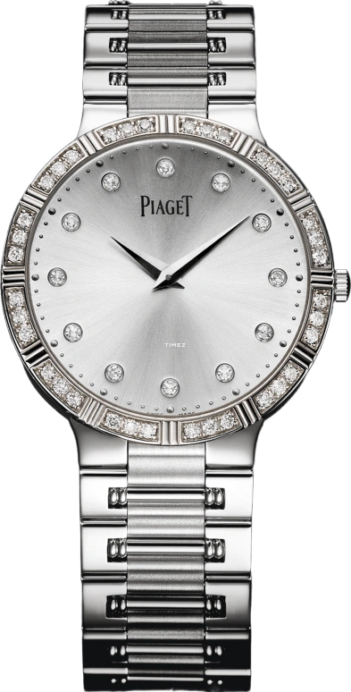 Piaget,Jewellery 28mm,28mm,White Gold,Silver White,In-house Caliber,Sapphire,Crystal Glass,Setting,Diamonds,G0A33052