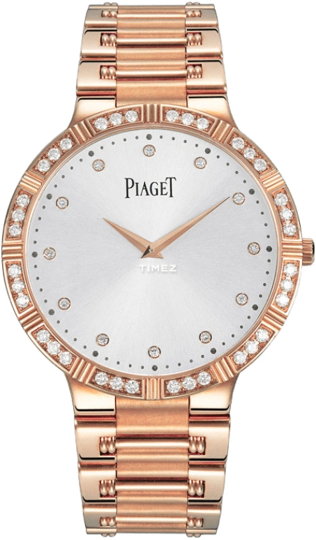 Piaget,Jewellery 38mm,38mm,Rose Gold,Silver White,Handwound,36hours,In-house Caliber,G0A34056