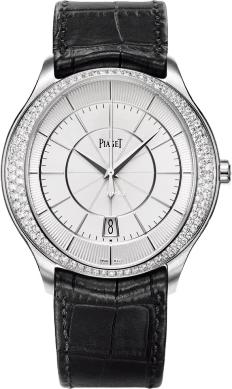 Piaget,Gouverneur 43mm,43mm,White Gold,Silver,Automatic,Day,85hours,G0A37111