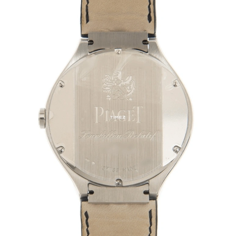 Piaget,Polo 45mm,45mm,White Gold,Silver,Handwound,Tourbillon,80hours,G0A31123