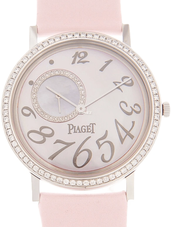 Piaget,Altiplano 34mm,34mm,White Gold,White,Handwound,Sapphire,Crystal Glass,Round,G0A31106