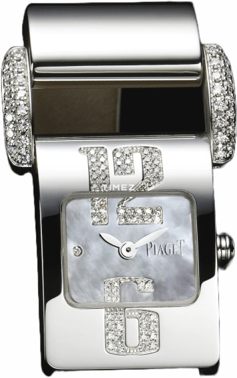Piaget,Limelight 24mm,24mm,White Gold,Silver White,Quartz,Sapphire,Crystal Glass,Rectangular,G0A32014