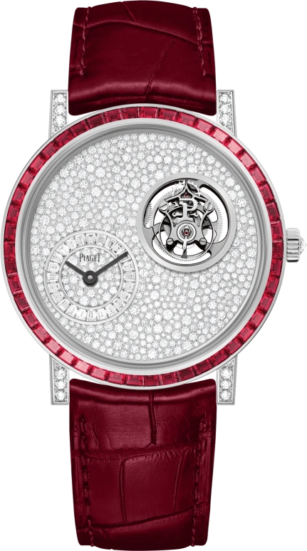 Piaget,Altiplano 41mm,41mm,White Gold,White,Silver White,Handwound,Tourbillon,Sapphire,Crystal Glass,G0A47032