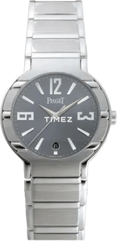 Piaget,Polo 38mm,38mm,White Gold,Black,Automatic,Day,Sapphire,Crystal Glass,G0A26020