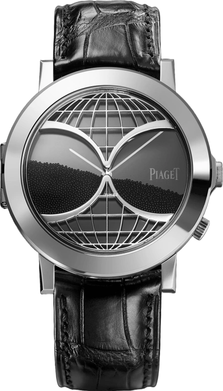 Piaget,Altiplano 43mm,43mm,White Gold,Black,Sapphire,Crystal Glass,Round,G0A34175