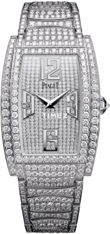 Piaget,Limelight 27x38mm,27x38mm,White Gold,Silver White,Quartz,In-house Caliber,Sapphire,Crystal Glass,G0A36195