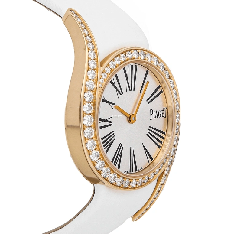 Piaget,Limelight 32mm,32mm,Rose Gold,Silver White,Quartz,In-house Caliber,Sapphire,Crystal Glass,G0A38161
