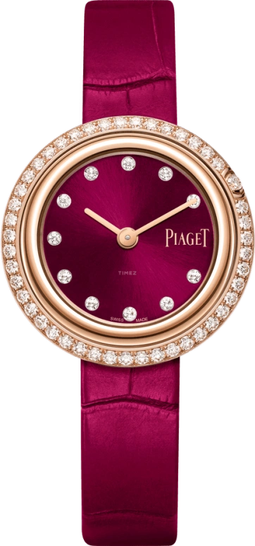 Piaget,Possession 29mm,29mm,Rose Gold,Red,In-house Caliber,Sapphire,Crystal Glass,G0A44086