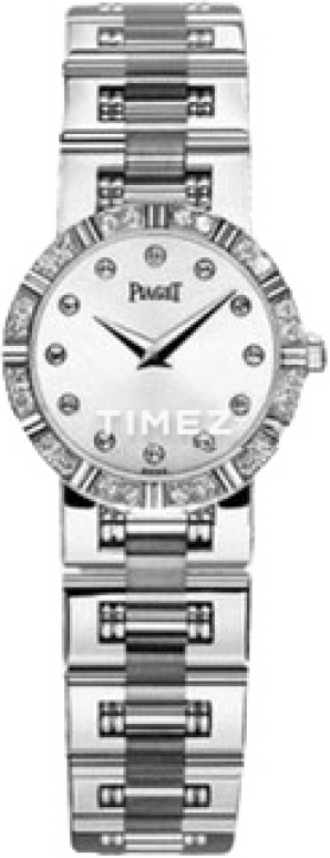 Piaget,Jewellery 20mm,20mm,White Gold,White,Quartz,Sapphire,Crystal Glass,Round,G0A22003