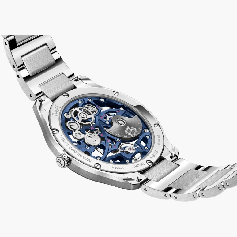 Piaget,Polo 42mm,42mm,Stainless Steel,Blue,Automatic,44hours,In-house Caliber,G0A45004