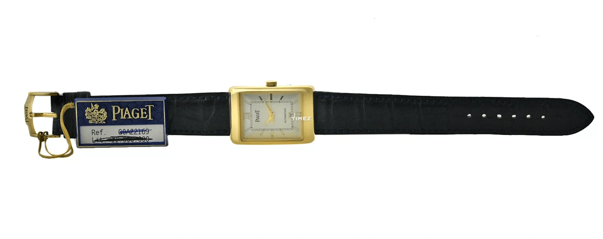 Piaget,Protocole XXL 24x35mm,24x35mm,Yellow Gold,White,Automatic,Day,Rectangular,18952