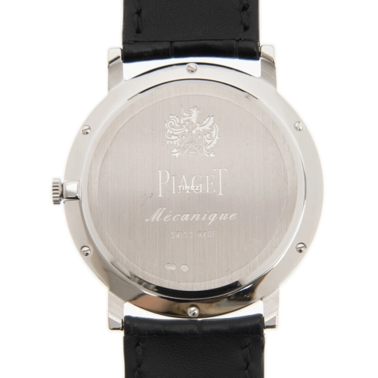 Piaget,Altiplano 38mm,38mm,White Gold,Silver,Handwound,Sapphire,Crystal Glass,Round,G0A36042