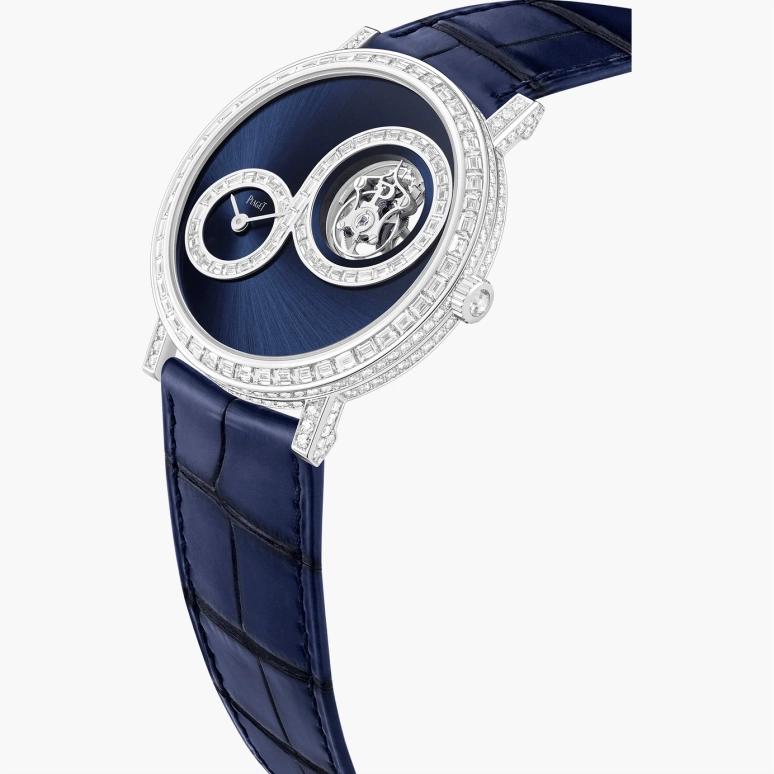Piaget,Altiplano 41mm,41mm,White Gold,Blue,Handwound,Tourbillon,In-house Caliber,G0A45044