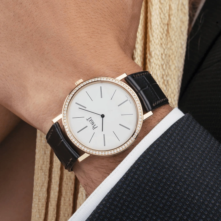 Piaget,Altiplano 38mm,38mm,Pink Gold,Silver,Handwound,36hours,In-house Caliber,G0A36125