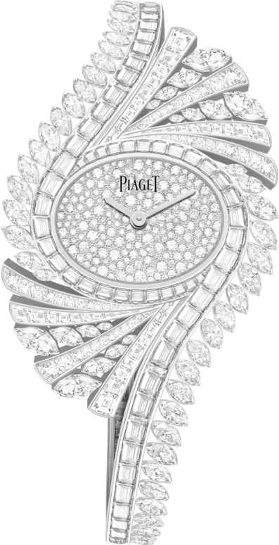 Piaget,Limelight 23mm,23mm,White Gold,In-house Caliber,Sapphire,Crystal Glass,Rectangular,G0A47170