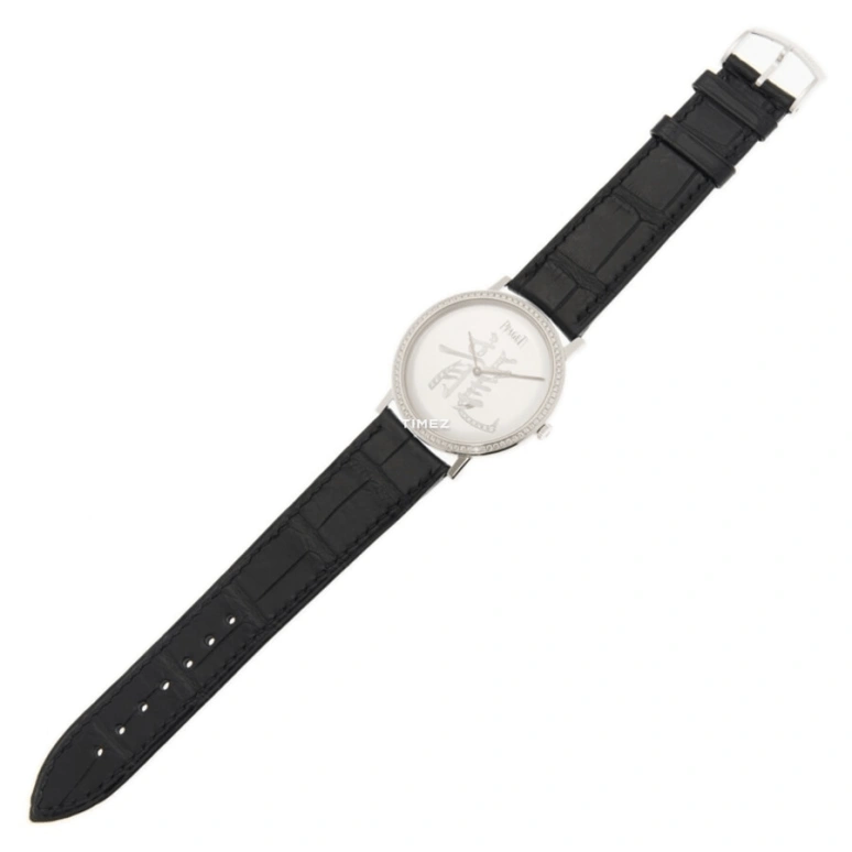 Piaget,Altiplano 38mm,38mm,White Gold,Silver,Handwound,Sapphire,Crystal Glass,Round,G0A36042