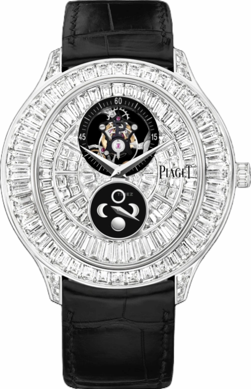 Piaget,Gouverneur 46mm,46mm,White Gold,Handwound,Moonphase,Tourbillon Escapement,G0A38117