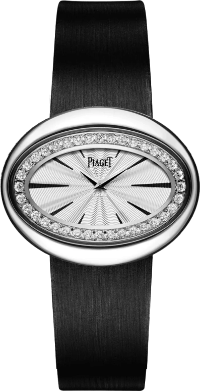Piaget,Jewellery 40x31mm,40x31mm,White Gold,Silver White,Quartz,In-house Caliber,Sapphire,Crystal Glass,G0A32099