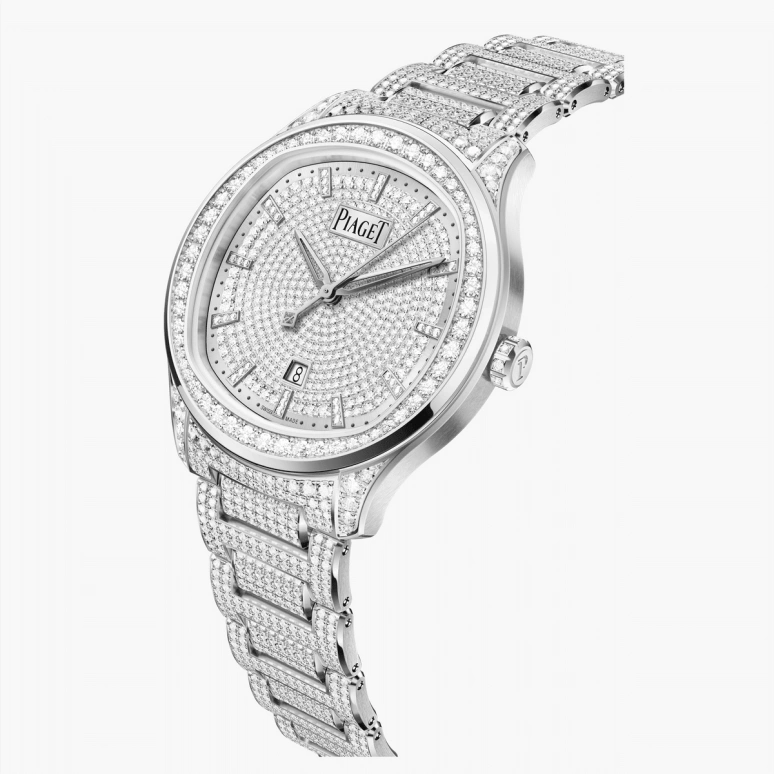 Piaget,Polo 36mm,36mm,White Gold,Silver White,Automatic,Day,40hours,G0A46022