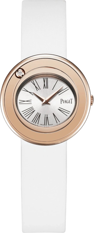 Piaget,Possession 29mm,29mm,Rose Gold,White,Quartz,In-house Caliber,Sapphire,Crystal Glass,G0A35084