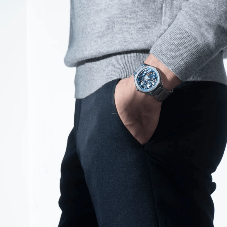 Piaget,Polo 42mm,42mm,Stainless Steel,Blue,Automatic,44hours,In-house Caliber,G0A45004