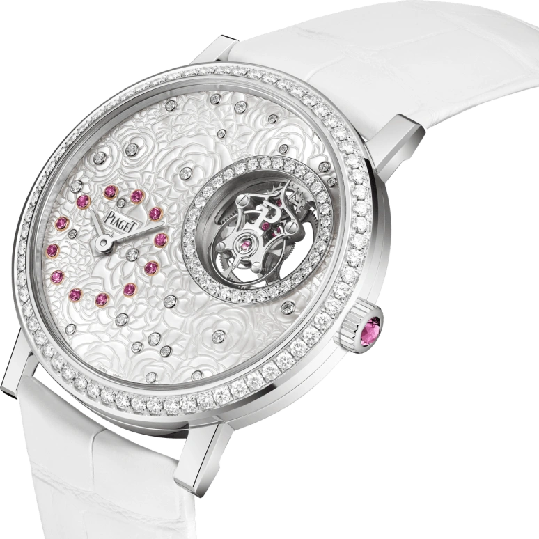 Piaget,Altiplano 38mm,38mm,White Gold,Silver,Handwound,Tourbillon,In-house Caliber,G0A47036