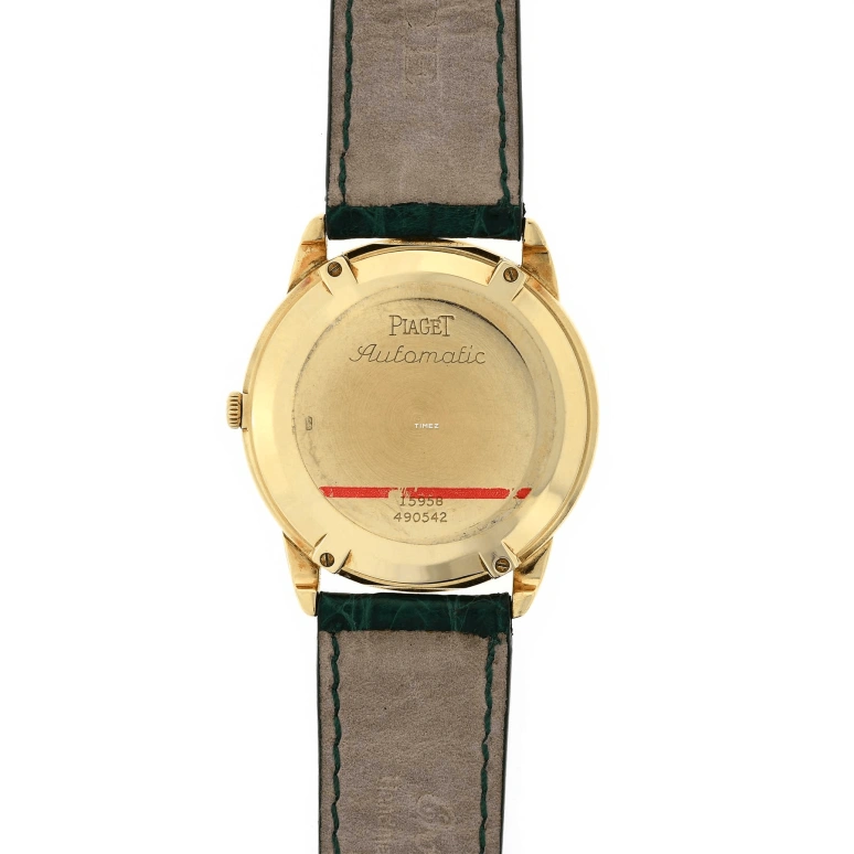 Piaget,Gouverneur 33mm,33mm,Yellow Gold,Silver White,Automatic,Moonphase,Month,Date,Day,Sapphire,Crystal Glass,Round,15958