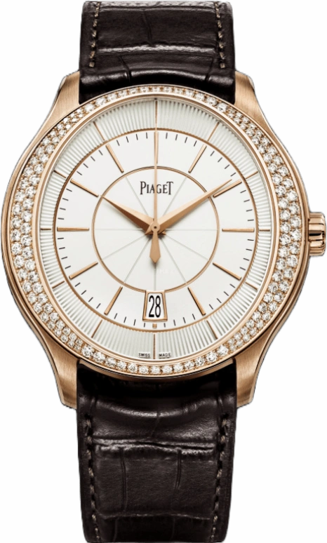 Piaget,Gouverneur 43mm,43mm,Rose Gold,Silver White,Automatic,Day,85hours,G0A39114
