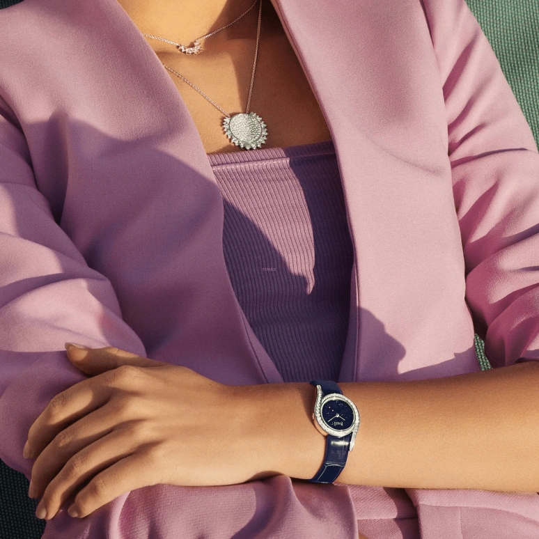 Piaget,Limelight 26mm,26mm,White Gold,Blue,Quartz,In-house Caliber,Sapphire,Crystal Glass,G0A45152