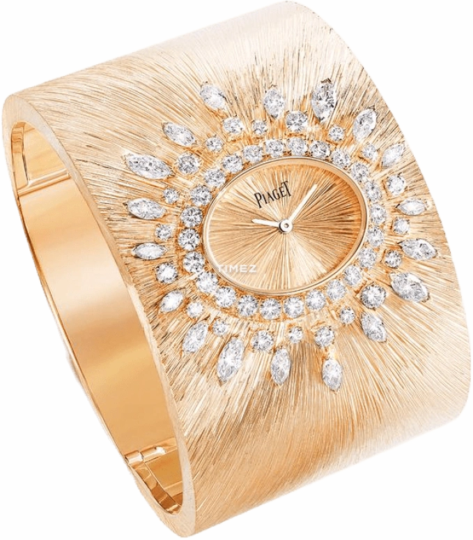 Piaget,High Jewellery 0mm,0mm,Rose Gold,Quartz,In-house Caliber,Sapphire,Crystal Glass,G0A42224