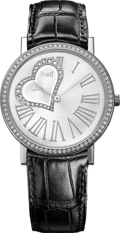 Piaget,Altiplano 34mm,34mm,White Gold,Silver White,Sapphire,Crystal Glass,Round,G0A34077