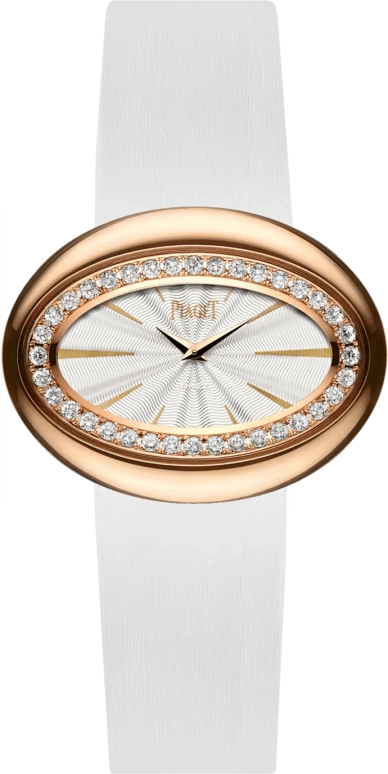 Piaget,Jewellery 40x31mm,40x31mm,Rose Gold,Rose,White,Quartz,In-house Caliber,Sapphire,Crystal Glass,G0A32096