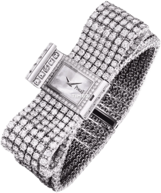 Piaget,Limelight 23x16mm,23x16mm,White Gold,White,Quartz,In-house Caliber,Sapphire,Crystal Glass,G0A33170