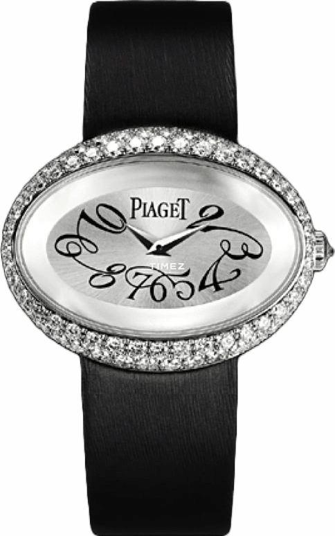 Piaget,Limelight 40x31mm,40x31mm,White Gold,Grey,Quartz,Sapphire,Crystal Glass,Oval,G0A30081