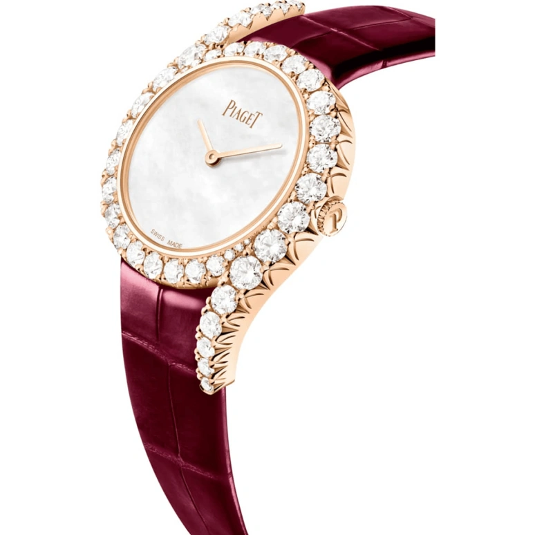 Piaget,Limelight 32mm,32mm,Rose Gold,White,Quartz,In-house Caliber,Sapphire,Crystal Glass,G0A45161