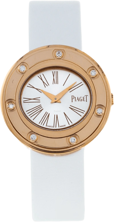 Piaget,Possession 29mm,29mm,Rose Gold,Silver White,Quartz,In-house Caliber,Sapphire,Crystal Glass,G0A41086