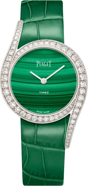 Piaget,Limelight 32mm,32mm,White Gold,Green,Quartz,In-house Caliber,Sapphire,Crystal Glass,G0A43160