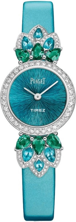 Piaget,High Jewellery 0mm,0mm,White Gold,Green,Quartz,In-house Caliber,Sapphire,Crystal Glass,G0A44158
