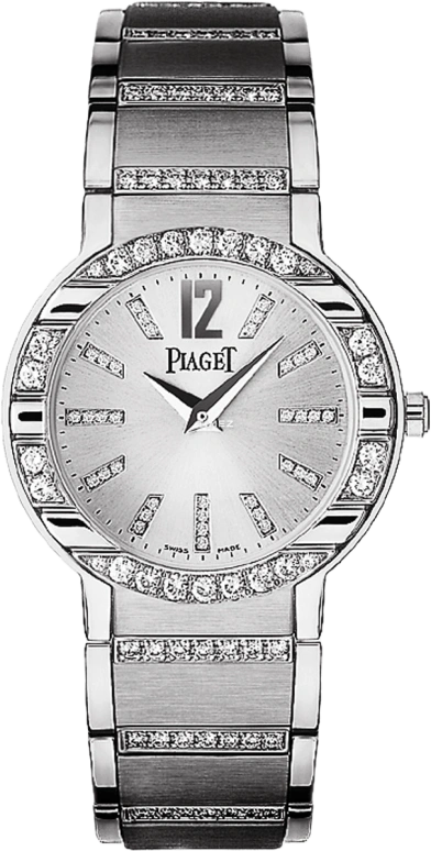 Piaget,Limelight 28mm,28mm,White Gold,Silver White,Sapphire,Crystal Glass,Round,G0A26033