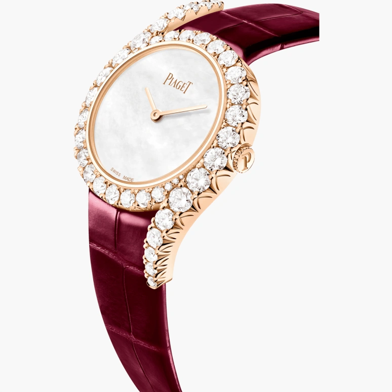 Piaget,Limelight 32mm,32mm,Rose Gold,White,Quartz,In-house Caliber,Sapphire,Crystal Glass,G0A45161