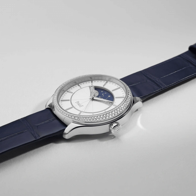 Piaget,Limelight 36mm,36mm,White Gold,White,Automatic,Moonphase,In-house Caliber,G0A40111