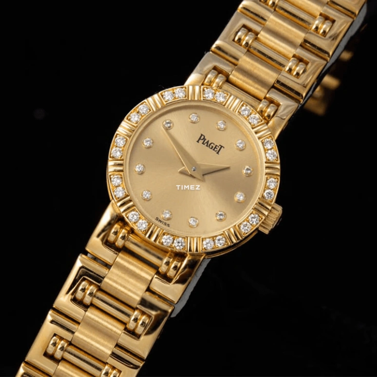 Piaget,Jewellery 19mm,19mm,Yellow Gold,Gold,Quartz,Sapphire,Crystal Glass,Round,G0A20005
