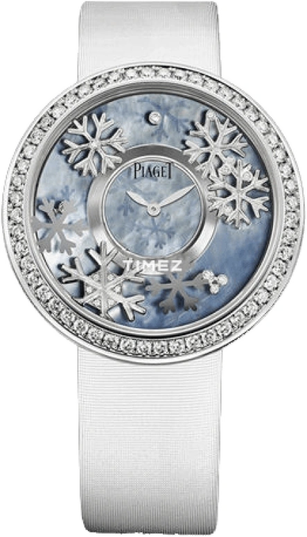Piaget,Limelight 39mm,39mm,White Gold,Blue,In-house Caliber,Sapphire,Crystal Glass,Setting,Diamonds,G0A36162
