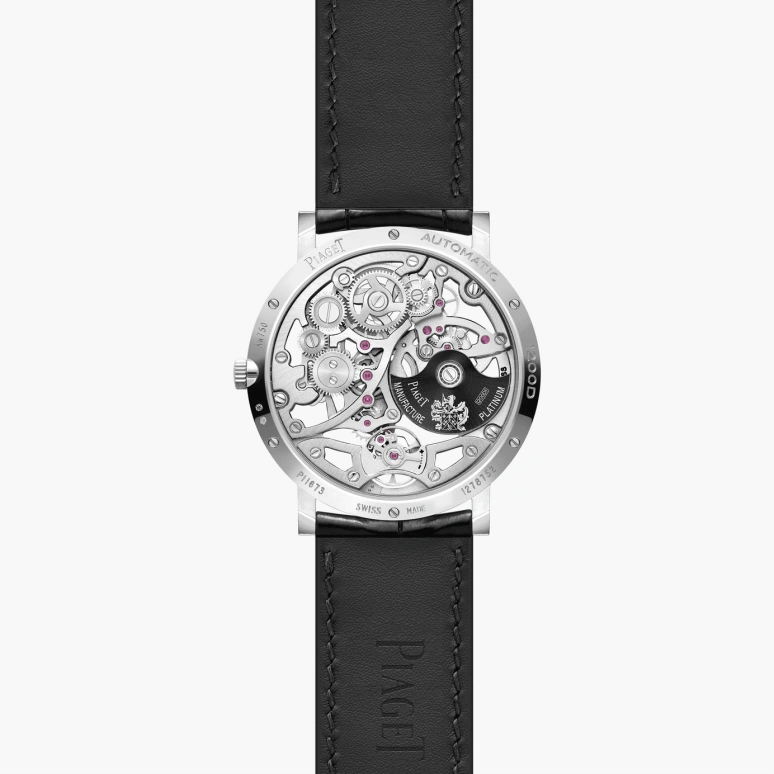 Piaget,Altiplano 42mm,42mm,White Gold,Skeleton,Silver,Automatic,In-house Caliber,Sapphire,Crystal Glass,G0A45224