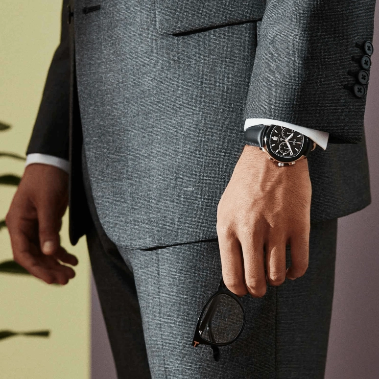 Piaget,Polo 42mm,42mm,Stainless Steel,Black,Automatic,Chronograph,Day,G0A42002