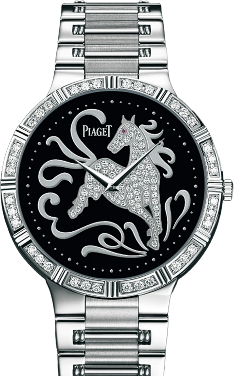 Piaget,Jewellery 38mm,38mm,White Gold,Black,Handwound,36hours,In-house Caliber,G0A32196