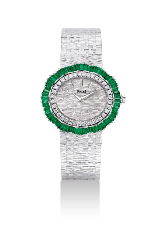Piaget,Jewellery 23mm,23mm,White Gold,Silver,Quartz,In-house Caliber,Oval,9317 A6