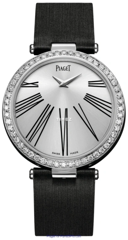 Piaget,Limelight 35mm,35mm,White Gold,Black,Silver,Quartz,In-house Caliber,Sapphire,Crystal Glass,G0A34137