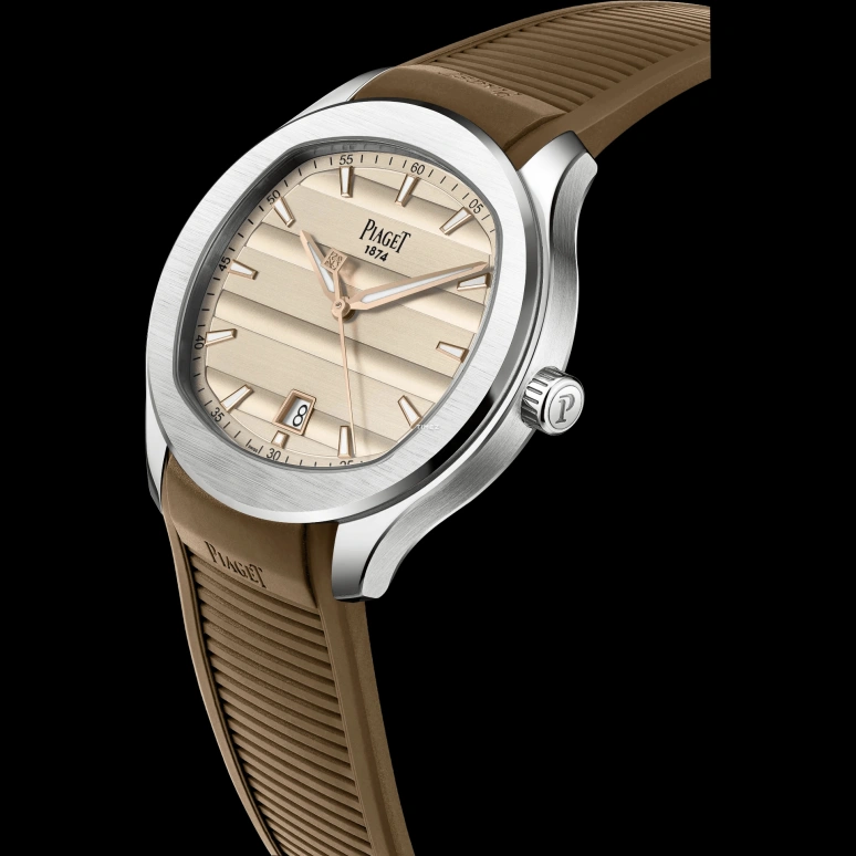 Piaget,Polo 42mm,42mm,Stainless Steel,Brown,Automatic,Day,48hours,G0A49023