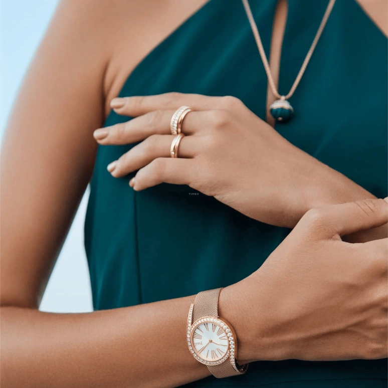 Piaget,Limelight 32mm,32mm,Rose Gold,Rose,Quartz,In-house Caliber,Sapphire,Crystal Glass,G0A41213